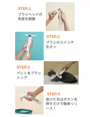 「ブラッシングでペットを除菌・消臭！魔法のペットケアブラシ」がMakuakeにて8月28日まで先行予約受付！