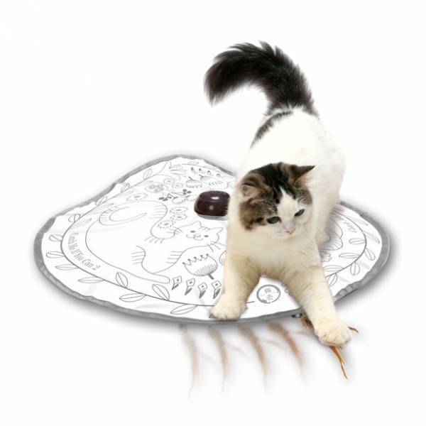 SNSで話題の猫用電動おもちゃ「キャッチ・ミー・イフ・ユー・キャン2シリーズ」の『猫のお庭柄』が2022年7月下旬に再度販売開始！～累計販売数41万個突破の猫壱No.1売上商品シリーズ～