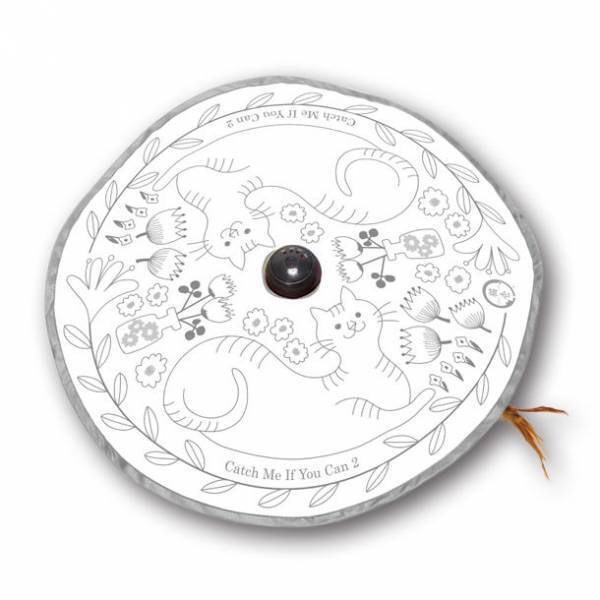 SNSで話題の猫用電動おもちゃ「キャッチ・ミー・イフ・ユー・キャン2シリーズ」の『猫のお庭柄』が2022年7月下旬に再度販売開始！～累計販売数41万個突破の猫壱No.1売上商品シリーズ～