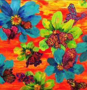 純粋美術とテキスタイルデザインを組み合わせた韓流アーティストブランド「シン・ヨンミ」日本初進出