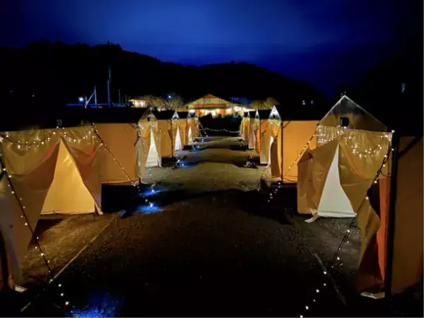 お盆限定！グランピング＋魚のつかみどりキャンペーンを群馬県川場村「Akariかわば田園キャンプ場」が8/10より実施！