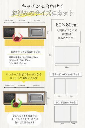 汚れない・滑らない・キズつかない！カットして使用できるサステナブルなシリコンマットを販売開始　～料理大好きな方必見！活用方法もご紹介～