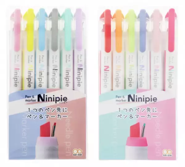 シリーズ累計販売数140万本突破！『Ninipie(ニニピー)』シリーズから「暗記用」が8月中旬発売　1本で2役のペン＆マーカーで勉強も効率的に！