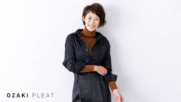 プリーツ加工メーカー オザキプリーツ発　何度洗濯してもプリーツがなくならない「プリーツリンクルシャツ」Makuake先行販売で目標の921％を達成！