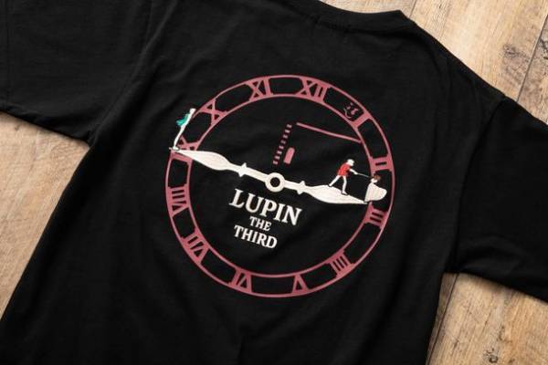 つ・い・に！「ルパン三世　カリオストロの城」のTシャツが登場！！あの名シーン、キャラクターを刺繍で表現。トムスショップにて販売開始！