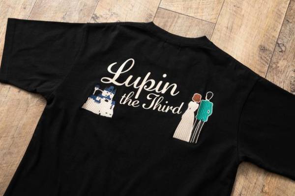 つ・い・に！「ルパン三世　カリオストロの城」のTシャツが登場！！あの名シーン、キャラクターを刺繍で表現。トムスショップにて販売開始！
