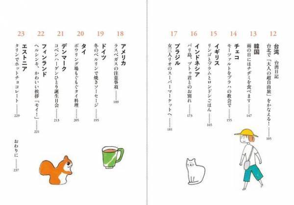 『タイムトラベル世界あちこち旅日記』2022年7月29日発売！益田ミリさんの人気新聞連載が毎日文庫のオリジナル