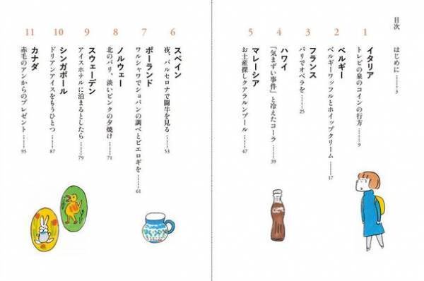 『タイムトラベル世界あちこち旅日記』2022年7月29日発売！益田ミリさんの人気新聞連載が毎日文庫のオリジナル