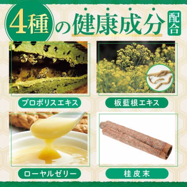 板藍根(ばんらんこん)配合の本格プロポリスサプリメント“プロポリス粒＋板藍根”8月1日に発売