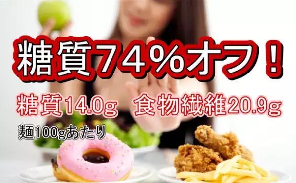 糖質74％オフの麺「ゼロパスタ」をAmazon等で販売開始　糖質制限食でありながら、本格的な『生パスタの食感』を実現！