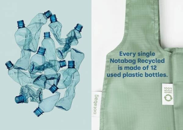 ドイツ発のファッションバッグブランド「Notabag」が、100％リサイクル素材から出来た環境にやさしい新商品『Notabag Recycled』を2022年8月1日に販売開始！