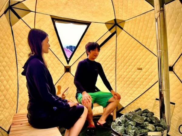 サウナ好き必見！群馬県川場村初のプライベートサウナ付きグランピングプランを8月1日にスタート