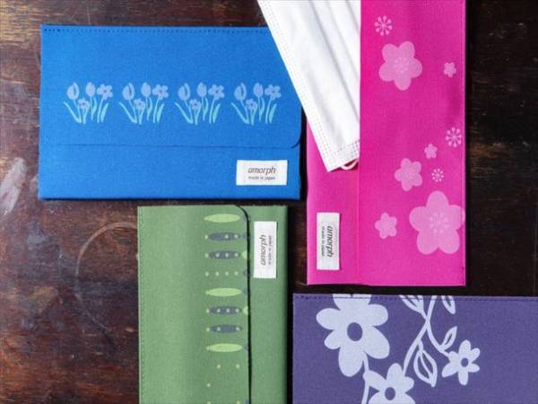 あのマスクケース「真救キーパー」の倉敷発文具小物メーカーamorph(アモルフ).　鎌倉を拠点に制作を始め新作続々　一言箋付ペンケース「言(こと)」が7月29日(金)一般販売開始！