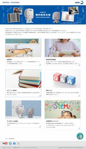日本電子 理科教育支援のコンテンツ「理科クイズ」を7月20日に公開。夏休みに挑戦してみよう！　「探検！ミクロの世界 ～学校編～ -これってなあに？- クイズ」