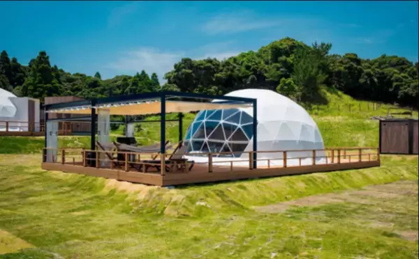 8月1日グランドオープン【北欧のオーロラ観察をモチーフとしたグランピング施設】千葉県いすみ市にて満天の星とお風呂が楽しめるグランピング施設【SOLAS(ソラス)】がグランドオープンします