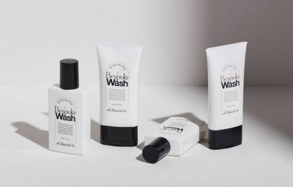 男性ひとりひとりの肌質と悩みにあった男性肌用「初」のオーダーメイド洗顔料「BespokeWash」新発売～スマホで5つの質問に答えるだけの新しいスキンケア体験～