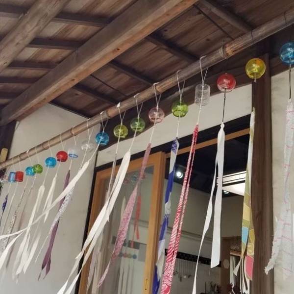 処分される着物をアップサイクルしたkimonoyarn　8/11～21に有明ガーデンで風鈴づくりワークショップを開催