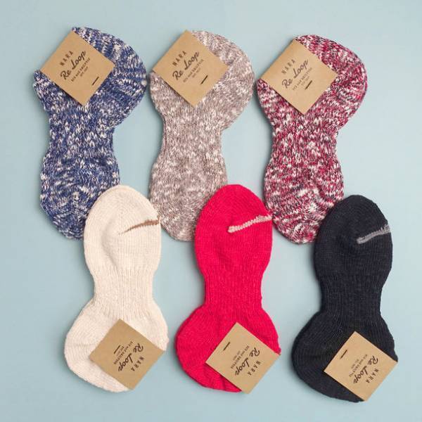 奈良県広陵町の靴下工場 創喜の代名詞的ソックス「Re Loop／SLUBMIX」シリーズから待望のくるぶし丈「SLUBMIX アンクレット」が8月より発売！