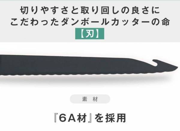 開封からゴミ出しまでが楽々！「ダンボール貫通カッター」8月10日(水)にMakuakeにて先行予約販売開始　～ 開封・解体・ヒモ縛りもこれ1本！ ～