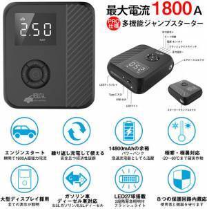 ハイパワー多機能ジャンプスターター【リザルトA】先行予約販売をMakuakeにて9月2日(金)より開始！