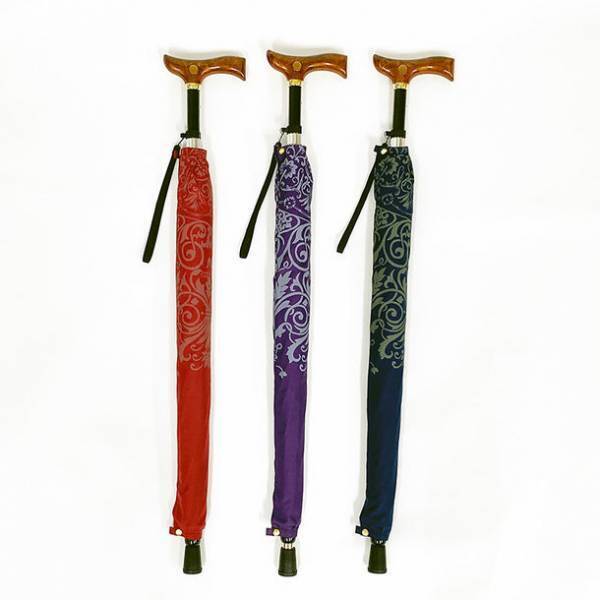 簡単脱着可能な新型ステッキ傘「Duet　Walker　MG」が2022年8月25日に発売　～傘の中に素敵なステッキ～