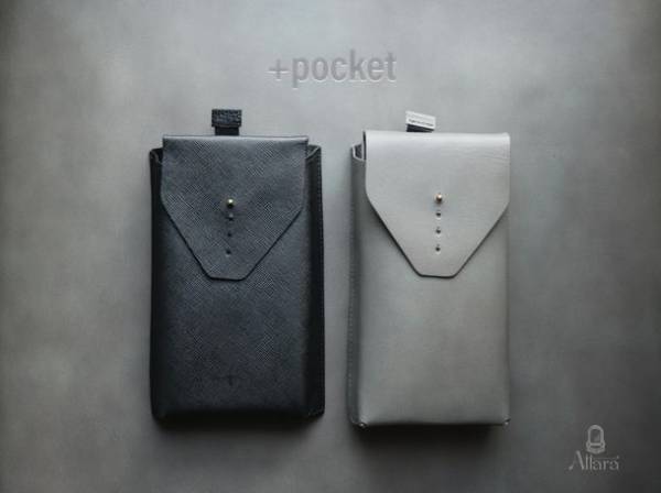 手ぶら感覚の財布付きスマートフォンポーチ「+pocket」が8月17日より大丸東京店にてPOPUP出店販売！