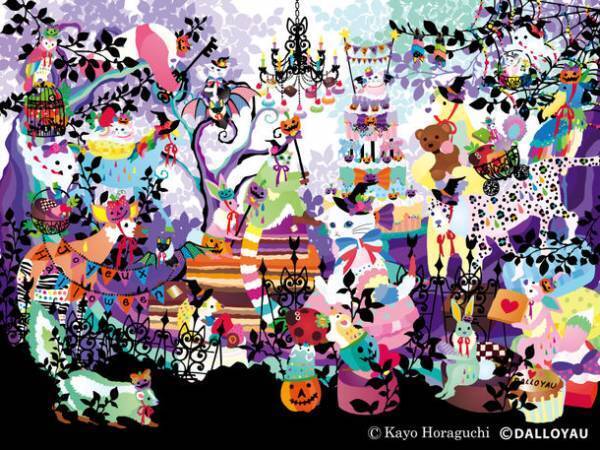 イラストレーター「ホラグチカヨ」とフランス洋菓子「ダロワイヨ」がコラボ！オリジナル描き下ろしイラストのハロウィン商品を9/6より発売！