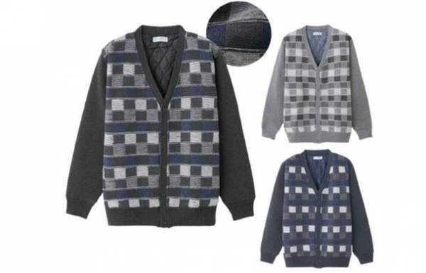 留め具のバリエーションを増やしシニア男性の着替えをサポート　紳士用機能性ニットベスト＆カーディガンを発売