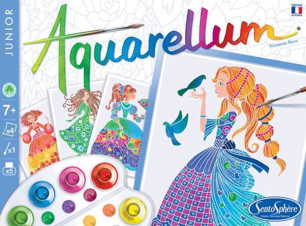 魔法のようなグラデーションを誰でも楽しめる！フランス発の水彩塗り絵「アクアレルム」日本初上陸！