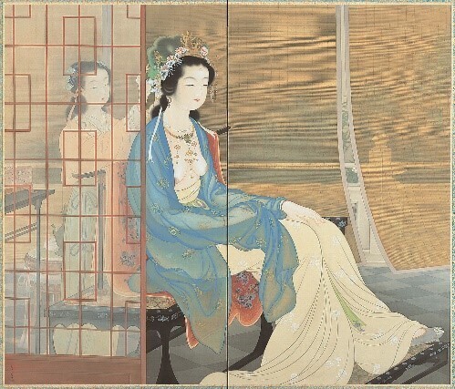 松伯美術館コレクション2022 本画と下絵から知る上村松園・松篁・淳之展を開催します。
