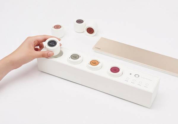 香りブレンドIoT家電。20種類の香りカプセルとアプリで管理する「Lounge」が日本上陸！！