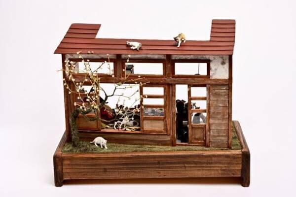 懐かしい日本の風景とそこに住む猫たちの世界！作られた造形作品500作品は全て完売。オーダーは2年待ち！ドラマでも取り上げられ、愛猫家に大人気！造形作家りゅうざぶ「りゅうざぶ個展2022 平穏な日々」11月1日(火)～7日(月) 開催決定！