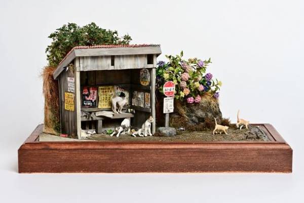 懐かしい日本の風景とそこに住む猫たちの世界！作られた造形作品500作品は全て完売。オーダーは2年待ち！ドラマでも取り上げられ、愛猫家に大人気！造形作家りゅうざぶ「りゅうざぶ個展2022 平穏な日々」11月1日(火)～7日(月) 開催決定！