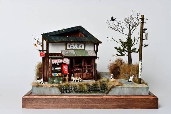 懐かしい日本の風景とそこに住む猫たちの世界！作られた造形作品500作品は全て完売。オーダーは2年待ち！ドラマでも取り上げられ、愛猫家に大人気！造形作家りゅうざぶ「りゅうざぶ個展2022 平穏な日々」11月1日(火)～7日(月) 開催決定！