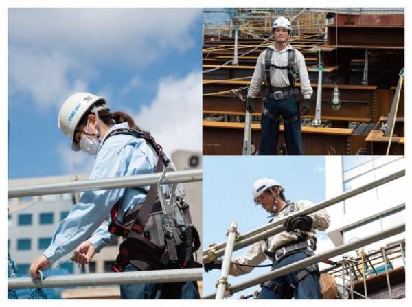 「アシストスーツ」と「フルハーネス型墜落制止用器具」を一体化　SUPPORT JACKET Bb+FITフルハーネスジョイントタイプを清水建設株式会社とユーピーアール株式会社が共同開発