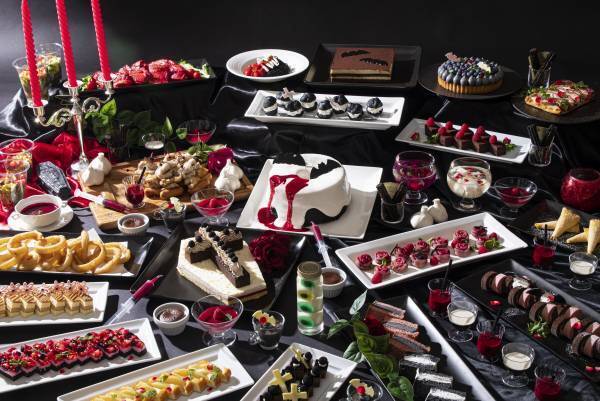 ホテル京阪 京橋 グランデ レストラン「ロレーヌ」にてスイーツバイキング「スゥイーツ オブ ドラキュラ～黄昏時のブラッディタイム～」を開催します！