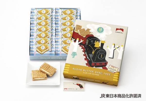 鉄道開業150年を記念した特別仕様の「シュガーバターサンドの木」を9月5日より発売開始！
