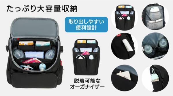 カリフォルニア発！ハイチェア＆アクティビティシート内蔵バックパックが9/29まで「Makuake」にて日本先行販売中