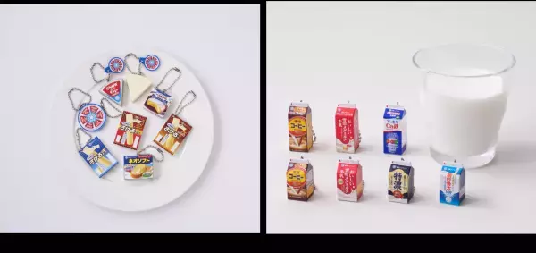 雪印メグミルク　×　バンダイ 「ガシャポン」コラボレーション企画！ロングセラー商品のミニチュアチャームを発売！2022年9月下旬より全国のカプセル自販機にて