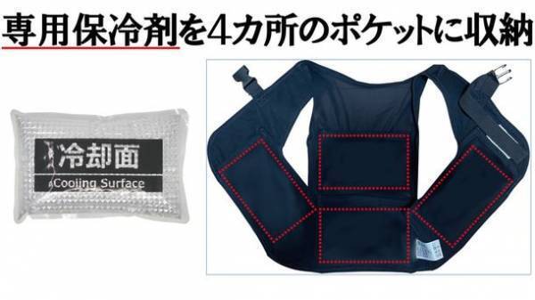 長時間の業務にも対応できる『保冷ベスト』、9月18日までクラウドファンディング実施！冷たすぎずちょうどいい独自技術