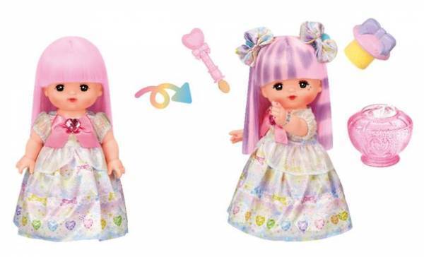 メイクも、ヘアカラーもWカラーチェンジ！「マジカルチェンジ メイクアップメルちゃん」が新登場！