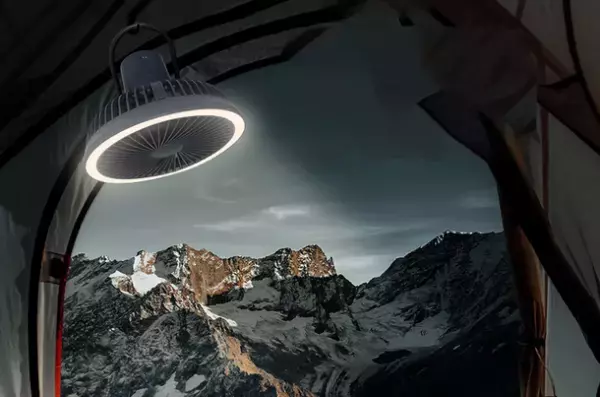 コードレス！リビングからテント災害時まで大活躍　自由で快適・軽くてパワフル・灯り+充電・シーズンレス＋α　話題の「HEBRONFUN」がMakuakeにて先行販売中！