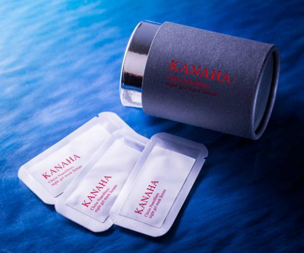 エイジングスキンケア「KANAHA」よりナイアシンアミドとキチンナノファイバーを配合した洗い流さないフェイスパック「ナイトジェルマスク美容液」他、年齢肌ケア商品を販売開始
