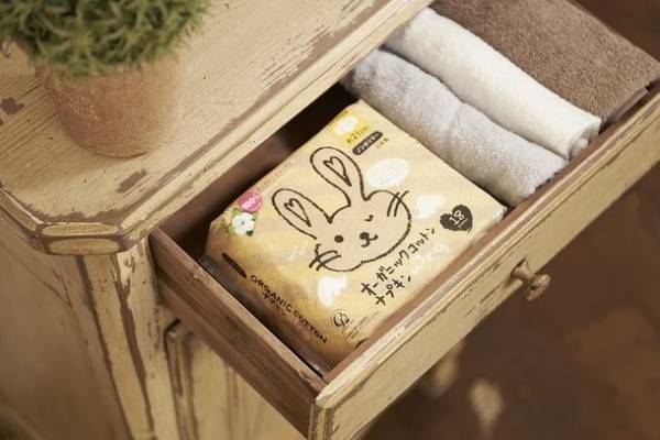 発売6周年「オーガニックコットンナプキン」の“ウサギちゃん”の名前を9月9日～9月15日に募集！