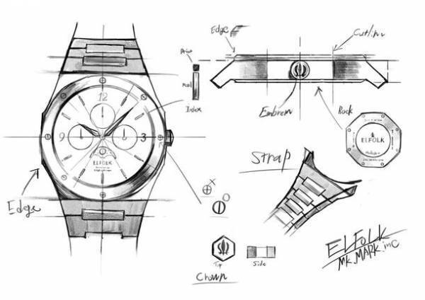 ムーンフェイズ機構の日本製腕時計「ELFOLK Lillie」が9月9日(金)より応援購入サイトMakuakeにて先行予約販売開始