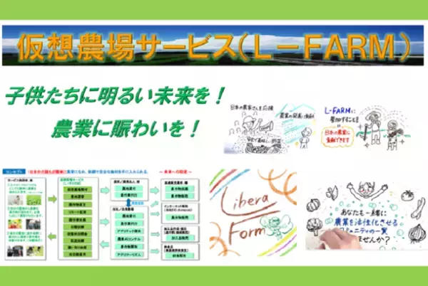 「子供たちに明るい未来を！農業に賑わいを！」9月1日にクラウドファンディングを開始　～『仮想農場サービス(L-FARM)』プロジェクト～