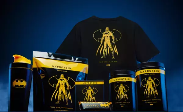 マイプロテイン、ワーナー・ブラザース コンシューマープロダクツと象徴的なDCスーパーヒーロー「バットマン」にインスパイアされた新商品を数量限定でバットマンの日9/17(土)より発売