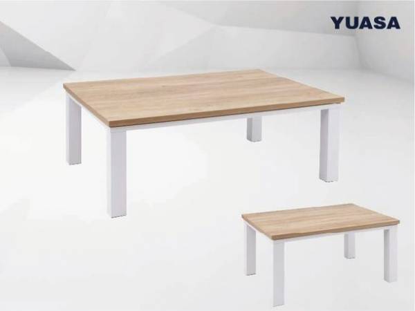 足元を広々使える「フラットヒーターこたつ」に新色 ライトブラウン×ホワイトのツートーンカラーが登場