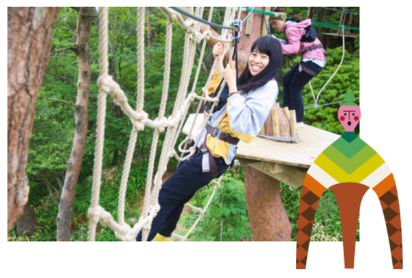 スポーツの秋、食欲の秋、芸術の秋六甲山アスレチックパークGREENIA(グリーニア)で秋を満喫！