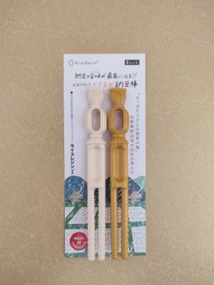お米から作った納豆棒を9月15日から一般販売開始！ひっぱりうどん発祥の地「山形県村山市」のプラスチック成形会社が考えた納豆の旨味が最高になる“納豆棒”